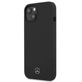 Mercedes-Benz Silicone Line trdi ovitek za Apple iPhone 13 mini 5,4 palca – črn