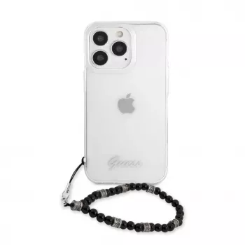 Guess GUHCP13LKPSBK Black Pearl trdi ovitek za Apple iPhone 13 Pro / 13 6,1 inch, prosojen