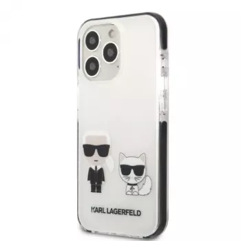 Karl Lagerfeld KLHCP13LTPEKCW iPhone 13 Pro / 13 6,1 inch trda lupina bela Karl & Choupette