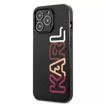 Karl Lagerfeld KLHCP13LPCOBK trdi ovitek za iPhone 13 Pro / iPhone 13 6,1 palca črn Multipink Brand