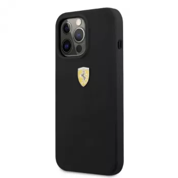 Ferrari FESSIHMP13LBK silikonski trdi ovitek MagSafe za iPhone 13 Pro / 13 črn