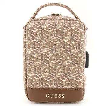 Guess GUHBHGCFSEW organizacijska torba rjava GCube Stripe
