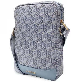Guess GUTB10HGCFSEB GCube Stripe torba za tablico 10 inch modra