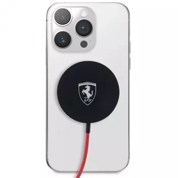 Ferrari FECBMSMENK 15W MagSafe brezžična polnilna podloga - črna