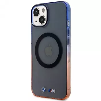 BMW iPhone 13/14/15 siv trdi ovitek Gradient Bumper MagSafe