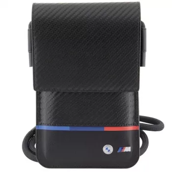 BMW Carbon Tricolor Line denarnica torba črna