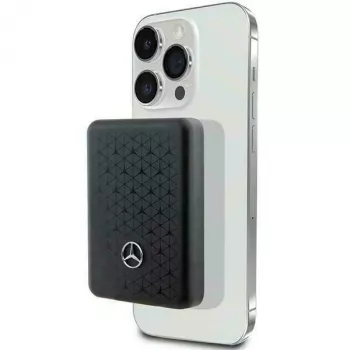 Mercedes-Benz prenosni polnilnik MEPB3KMESTK 5W 3000mAh, črn MagSafe