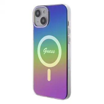 Guess IML Iridescent ovitek MagSafe za iPhone 15 (iridescent)
