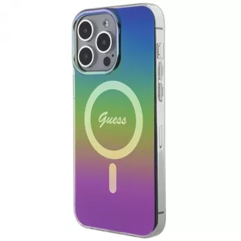 Guess IML Iridescent ovitek MagSafe za iPhone 15 Pro Max (pisan)