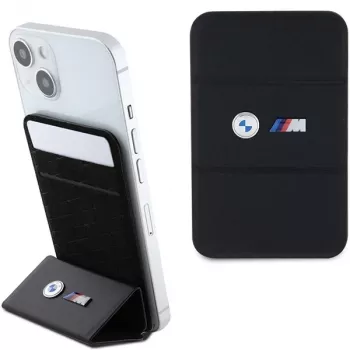 BMW M Edition MagSafe denarnica s predalom za kartice in stojalom črna