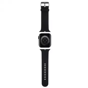 Karl Lagerfeld 3D Rubber Karl & Choupette Heads NFT zapestnica za Apple Watch 38/40/41mm črna