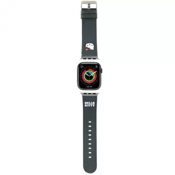 Hello Kitty HKAWMPGKHK zapestnica za Apple Watch 38/40/41mm črna silikon