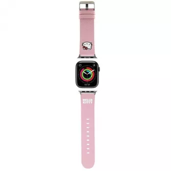 Hello Kitty HKAWMPGKHP silikonska zapestnica za Apple Watch 38/40/41mm roza