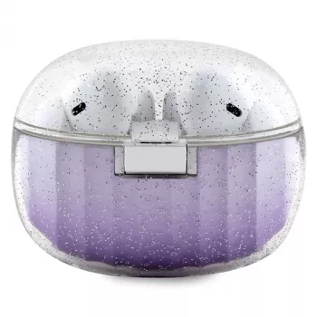 Guess Glitter Gradient True Wireless Bluetooth ušesne slušalke s polnilnim ohišjem (vijolične)