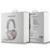 Guess Gcube Metallic Script Logo naglavne Bluetooth slušalke, roza