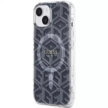 Guess GUHMP15MHGCUSTGK trdi ovitek GCube MagSafe za iPhone 15 Plus / 14 Plus 6,7 inch, črn