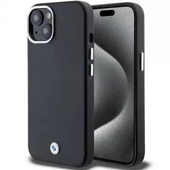 BMW BMHMP14S23PUFWK Signature Wrapped Metal MagSafe ovitek za iPhone 14 / 15 / 13 6,1 palca črn