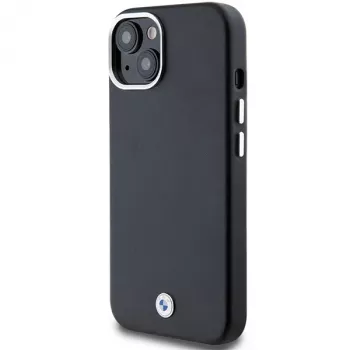 BMW BMHMP14S23PUFWK Signature Wrapped Metal MagSafe ovitek za iPhone 14 / 15 / 13 6,1 palca črn
