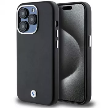BMW Signature Wrapped Metal MagSafe ovitek za iPhone 14 Pro 6,1 črn
