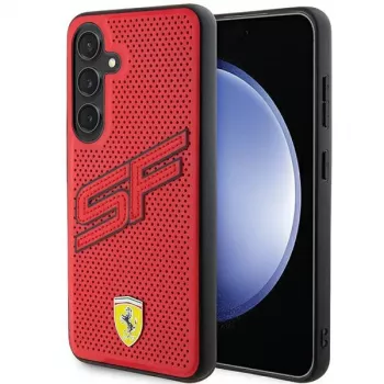 Ferrari FEHCS24MPINR S24+ S926 rdeč trdi ovitek Big SF Perforated za Samsung Galaxy S24+