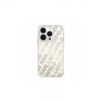 Karl Lagerfeld KLHCP15LHKFOEMD trdi ovitek za Apple iPhone 15 Pro 6,1 inch zlat Fullover Logo IML