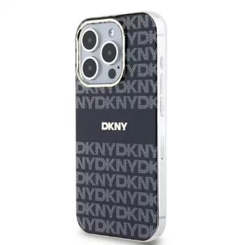 DKNY DKHMP14LHRHSEK trdo ohišje za Apple iPhone 14 Pro 6,1 palca črna IML Mono & Stripe MagSafe