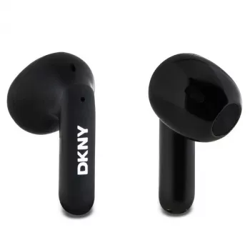 DKNY DKTWST6AEHLK prave brezžične ušesne slušalke Bluetooth 5.0 satenast zaključek, črne