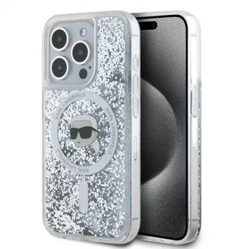 Karl Lagerfeld KLHMP15LLGKISGH trdi ovitek za iPhone 15 Pro 6,1