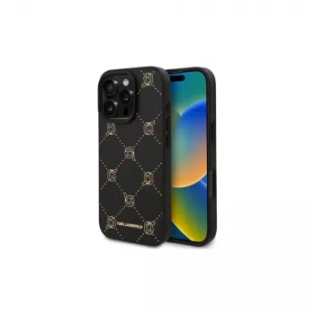 Karl Lagerfeld MagSafe Karl Head ovitek za iPhone 16 Pro Max (črn)
