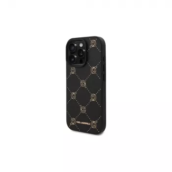 Karl Lagerfeld MagSafe Karl Head ovitek za iPhone 16 Pro Max (črn)