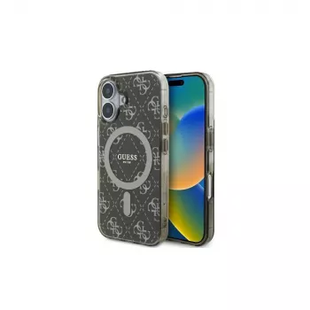 Guess GUHMP16SH4DTEW iPhone 16 6.1 trdi ovitek IML 4G Background MagSafe rjav