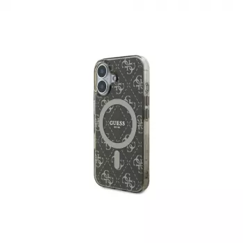 Guess GUHMP16SH4DTEW iPhone 16 6.1 trdi ovitek IML 4G Background MagSafe rjav