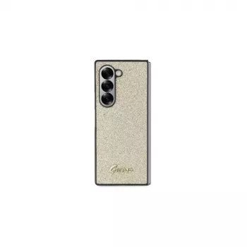 Guess Glitter Script ovitek za telefon za Samsung Galaxy Z Fold6 - zlat