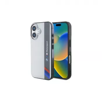 BMW BMHCP16S23HTFEG iPhone 16 6,1 palca siv trda lupina Motorsport IML navpični trak
