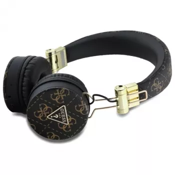 Guess 4G Triangle okrogle oblike brezžične slušalke, Bluetooth, ENC, črne