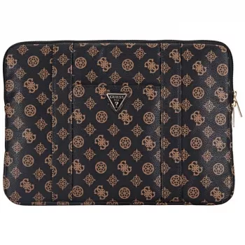 Guess Sleeve 14 Peony PocketTriangle zaščitni ovitek za prenosnik, črn