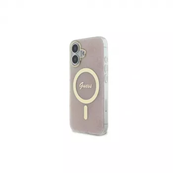Guess GUHMP16MH4STP iPhone 16 Plus 6,7 inch roza trd ovitek IML 4G MagSafe