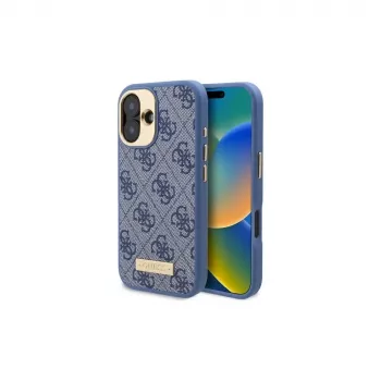 Guess GUHMP16MU4GPRB iPhone 16 Plus 6.7 moder trd ovitek 4G Logo Plate MagSafe