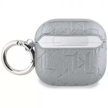 Karl Lagerfeld Monogram Karl Head ovitek za AirPods 4 (srebrn)