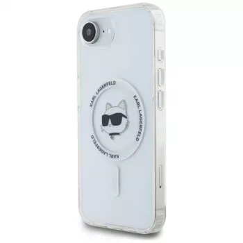 KARL LAGERFELD IML Metal Choupette Head MagSafe ovitek za iPhone 16e / 17e, bel