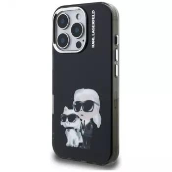 KARL LAGERFELD IML zaščitni ovitek Aquarelle za Apple iPhone 16 Pro - črn