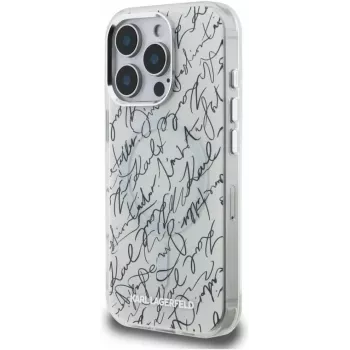 KARL LAGERFELD IML ovitek MagSafe Karl ScriptPattern za Apple iPhone 16 Pro Max - bel