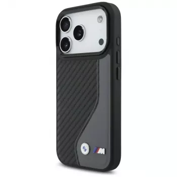 BMW M Carbon Logo MagSafe ovitek za iPhone 17 Pro, antracit