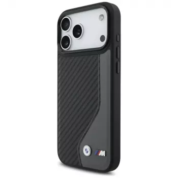 BMW M Carbon Logo MagSafe ovitek za Apple iPhone 17 Pro Max, antracit
