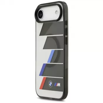 BMW M IML Metal Buttons Tricolor Lines MagSafe ovitek za iPhone Air, antracit
