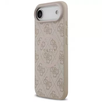 Guess 4G Ring Classic Logo ovitek MagSafe za iPhone Air roza
