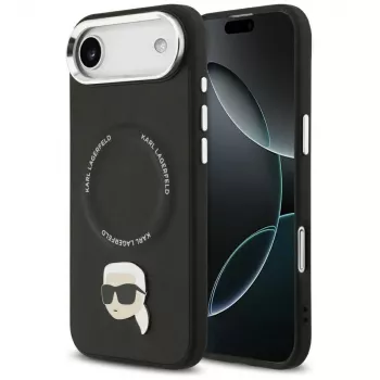 KARL LAGERFELD Karl Pin ovitek MagSafe za iPhone Air - črn