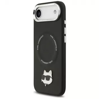 KARL LAGERFELD Choupette Pin ovitek MagSafe za Apple iPhone Air, črn