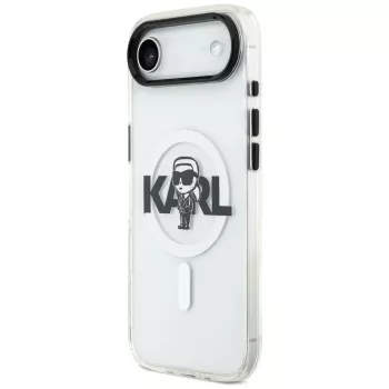 Karl Lagerfeld IML Karl Sketch Logo ovitek MagSafe za iPhone Air, prozoren