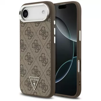 Guess 4G Triangle Logo ovitek MagSafe za iPhone Air – rjav